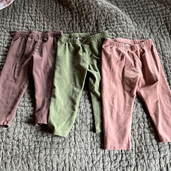 H&M Bottoms Trioof Hm Baby Girl Leggings Poshmark